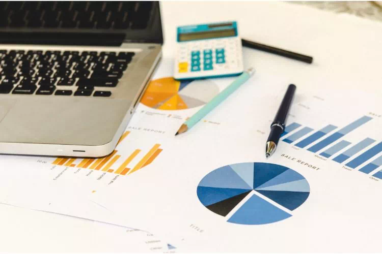 Graphiques issus de la comptabilité d'une entreprise