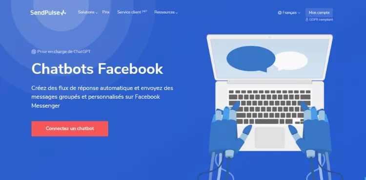 SendPulse : service de création de chatbot Messenger