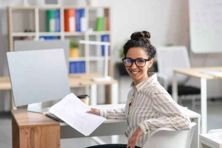 Jeune créatrice d'entreprise