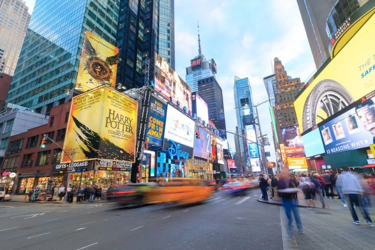 Panneaux d'affichage dynamique à New York