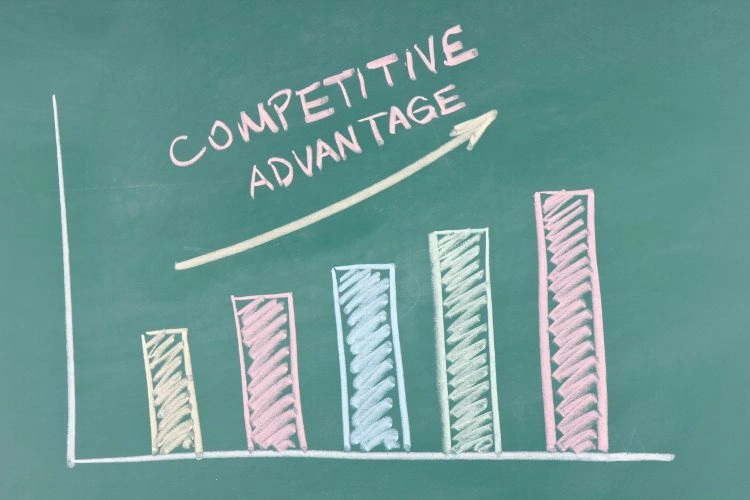 Dessin représentant les avantages croissants des ressources immatérielles pour une entreprise