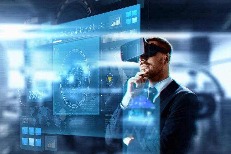 Ingénieur en pleine réalité augmentée