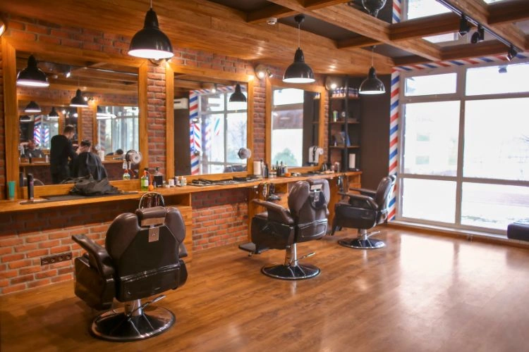 Emplacement d'un salon de coiffure