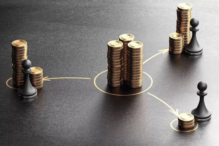 Liens financiers entre différentes sociétés