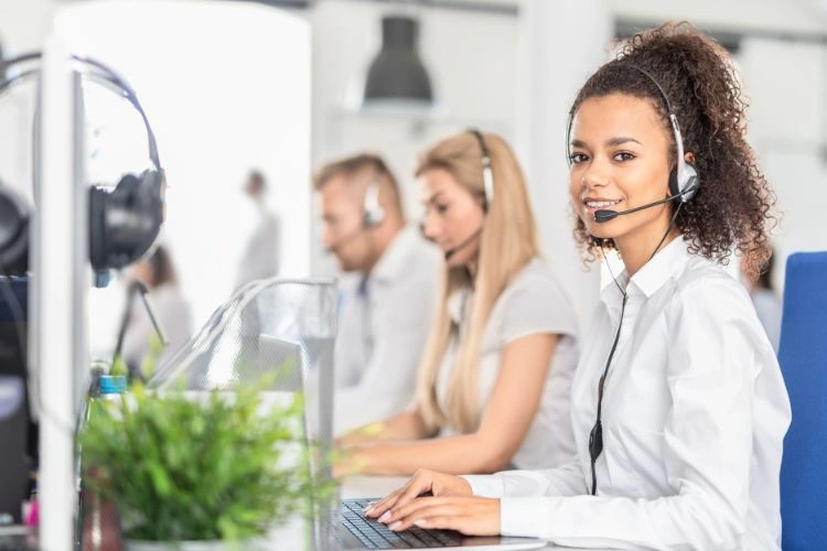 Opératrices de call-center