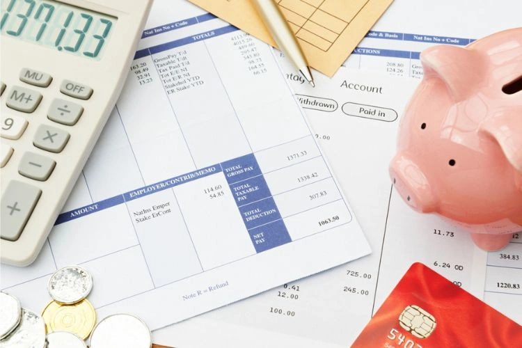 Représentation d'une fiche de paye