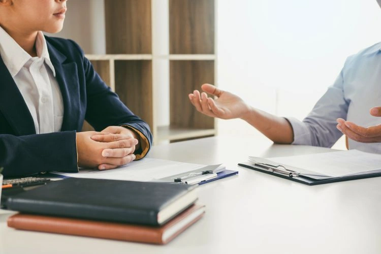Entretient entre patron et employé