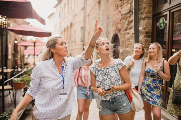 Groupe de touriste
